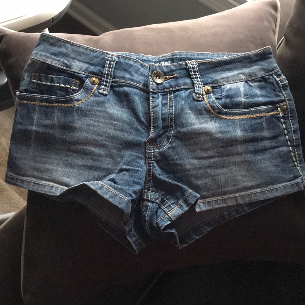 Denim shorts
